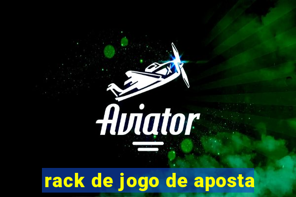 rack de jogo de aposta